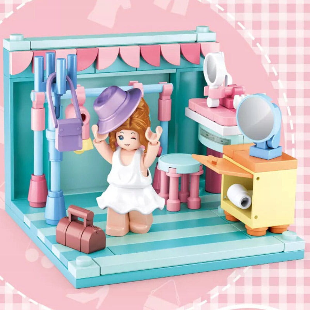 GARDEROBA - mini pokoik klocki - Sluban - 111 elementów