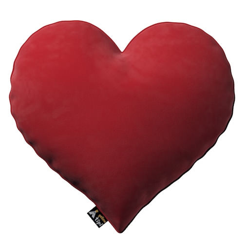 Poduszka Heart of Love, intensywna czerwień, 45x15x45cm, Posh Velvet