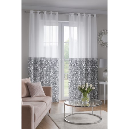 firana "luna crystal" laser 500x250 cm