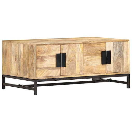 vidaXL Stolik kawowy, 90 x 55 x 40 cm, lite drewno mango