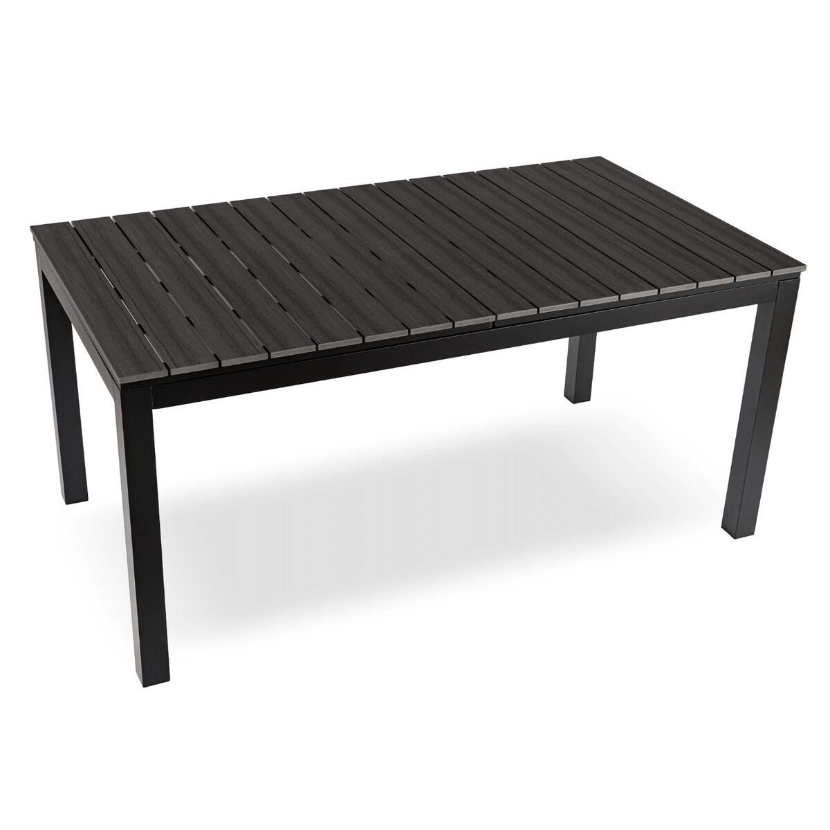 Zestaw Mebli Ogrodowych Na Taras Ogród Technorattan Czarny Popiel