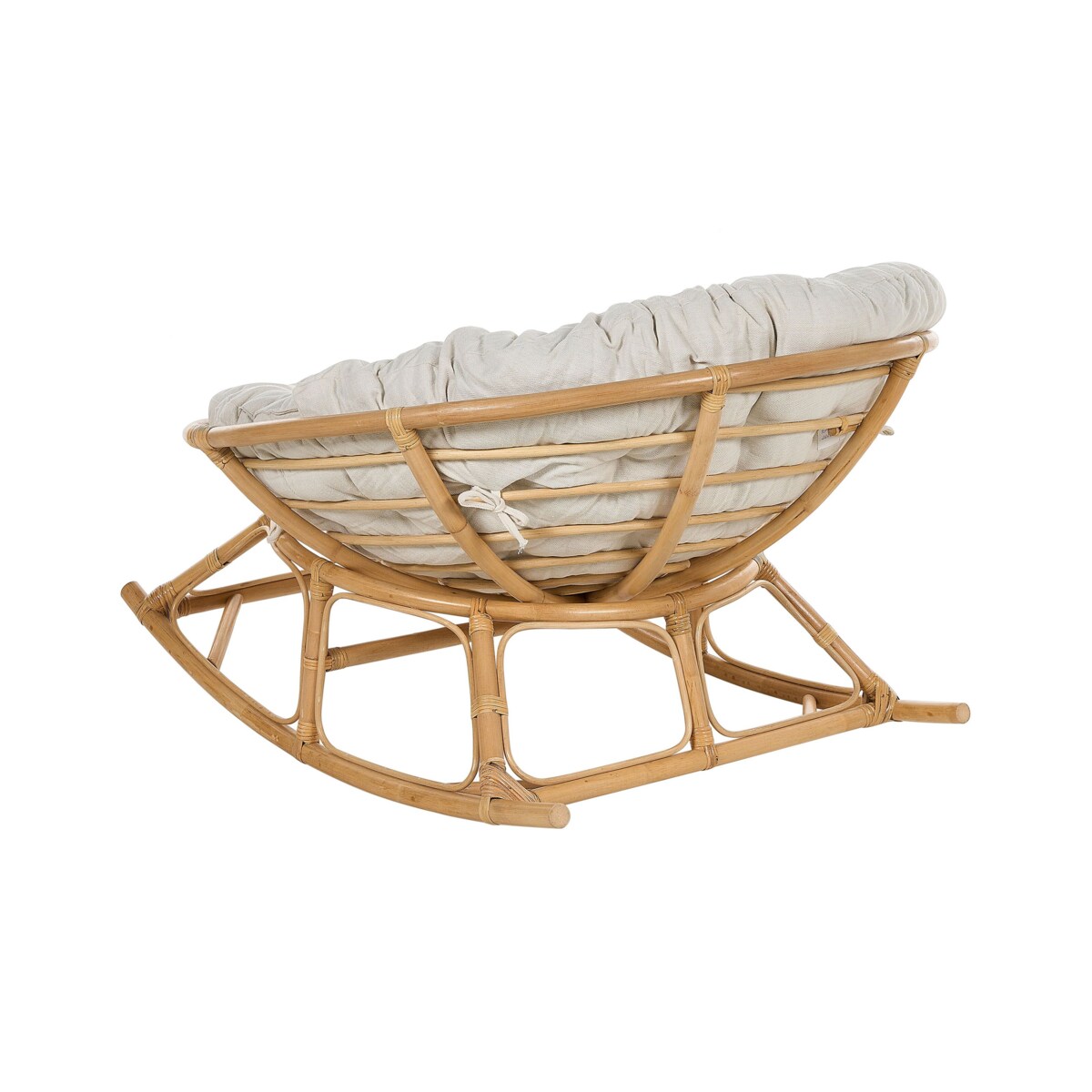 Krzesło ogrodowe Rattan Jasnobeżowy ORVIETO