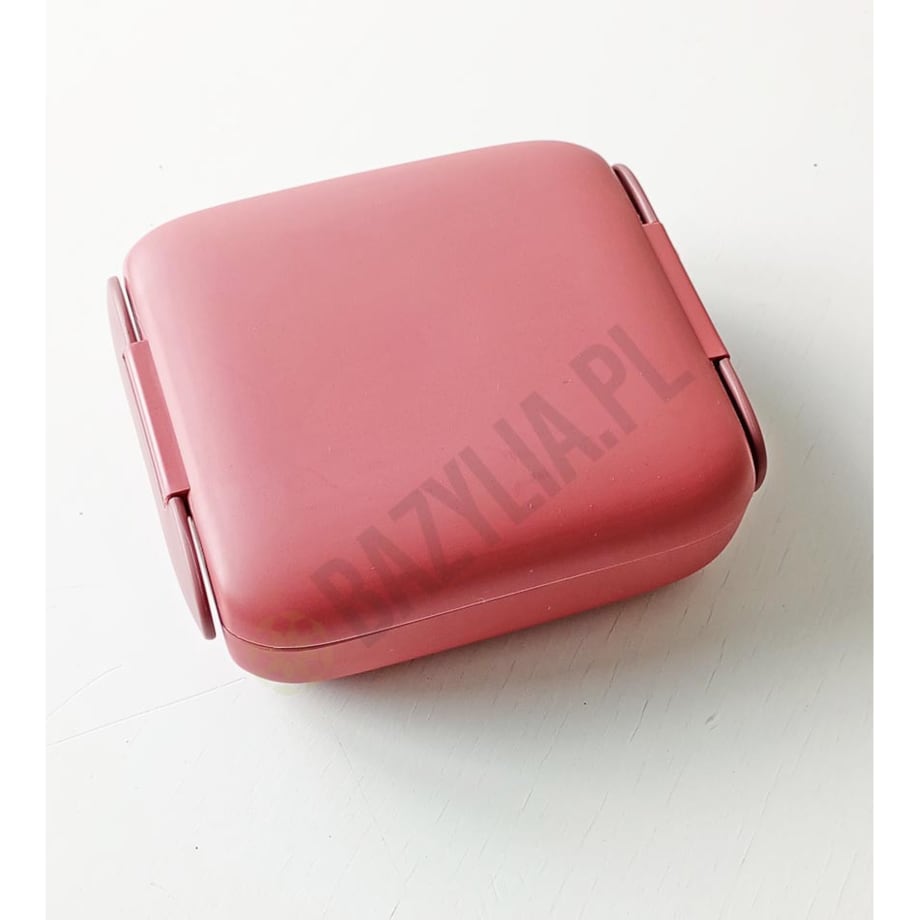 Lunchbox z przegródką różowy, 500 ml, chic mic