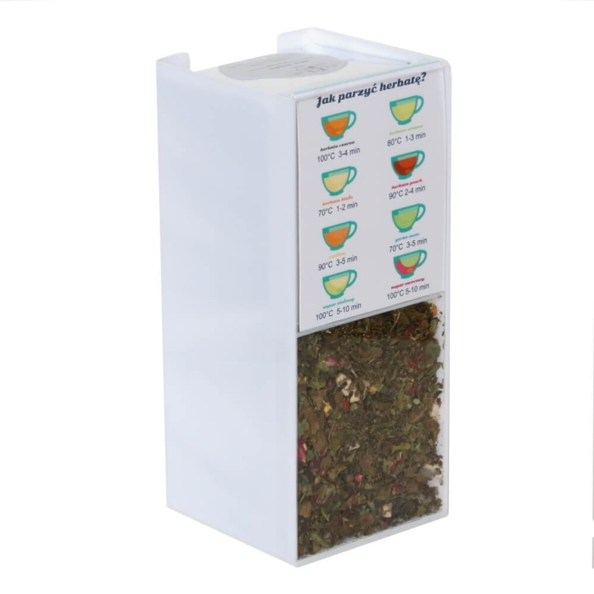 Zestaw prezentowy na wyjątkową okazję TeaBox BESTSELLERS. Zestaw 20 herbat różnego rodzaju i smaku 20x 5/8g, elegancki dyspenser na saszetki i bawełniany filtr do herbaty