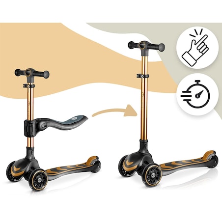 Hulajnoga trójkołowa dla dzieci Nukido Flippo balansowa siedzisko 765800