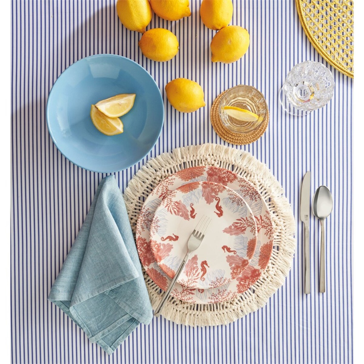 Serwis obiadowy dla 6 osób Seabed