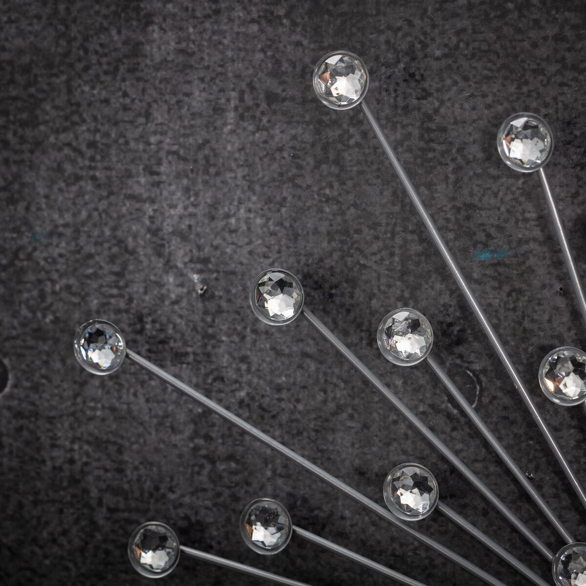 Dekoracja Space silver 48cm, 48x2x48cm