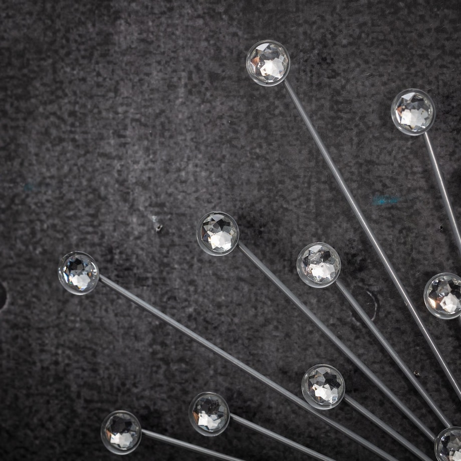 Dekoracja Space silver 48cm, 48x2x48cm