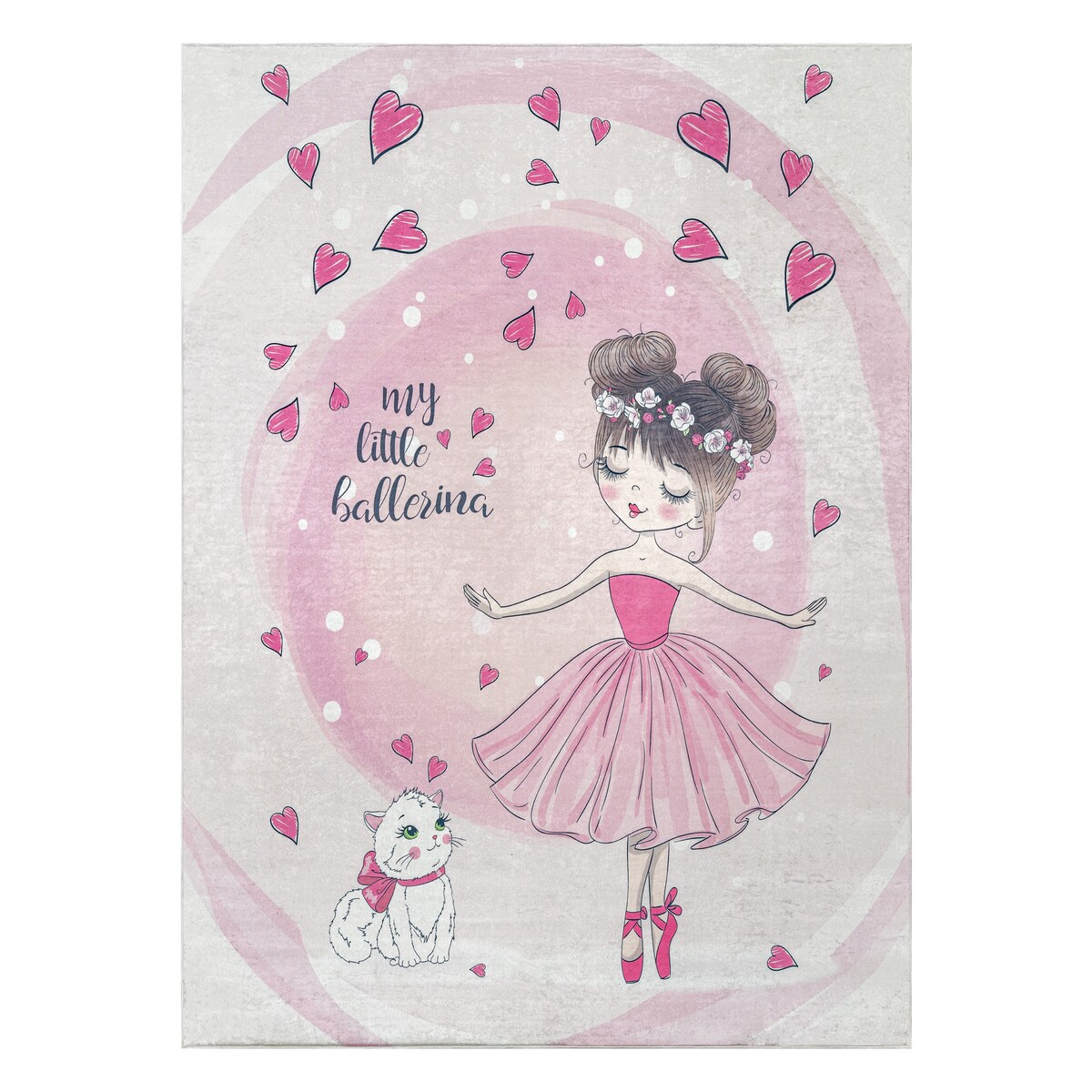 Dywan do prania BAMBINO 2161 Balerina, kotek 160x220 cm