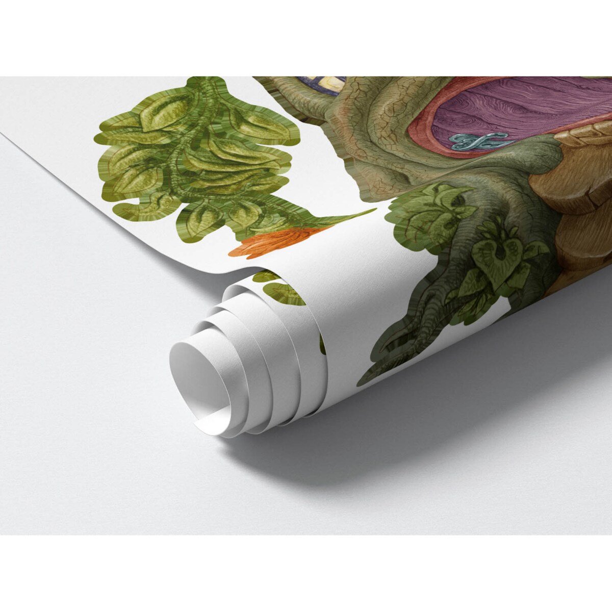 Zestaw naklejek na ścianę, Wróżkowy las, 130cm