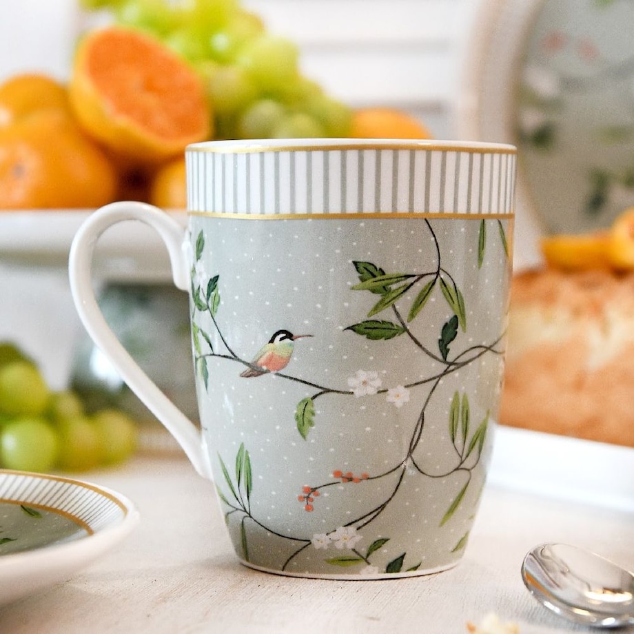 VILLA ITALIA Kubek porcelanowy 330 ml NORIKO GREEN