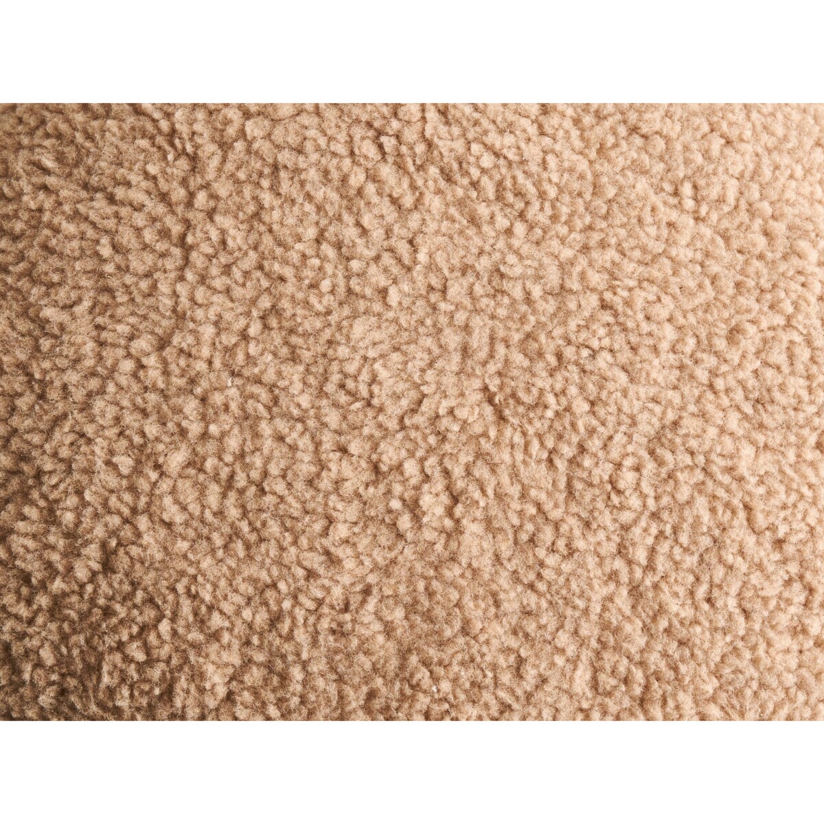 Puf CARRINGTON Boucle Beżowy
