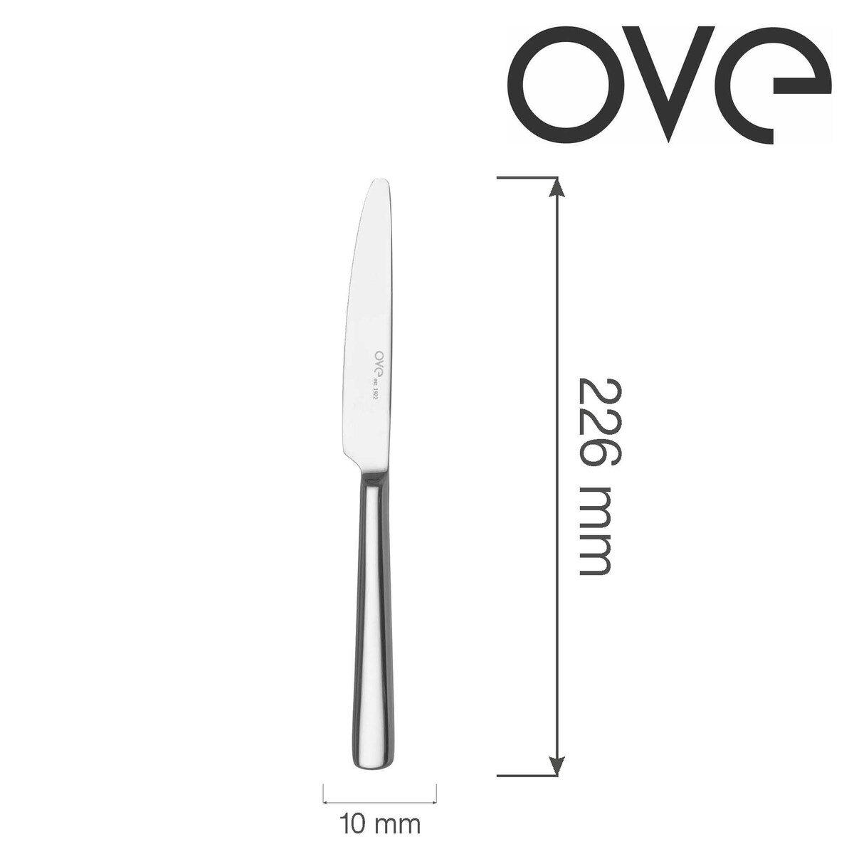 Nóż stołowy Adria, OVE, 226 mm