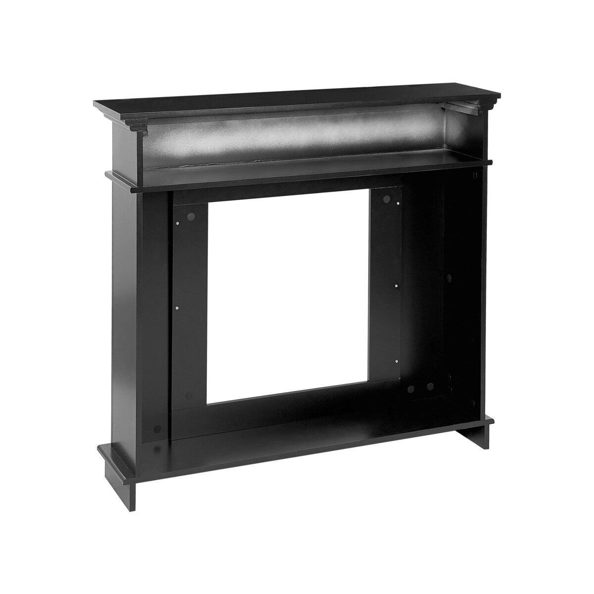 Portal kominkowy czarny TUMARE