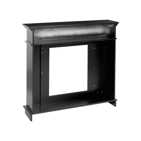 Portal kominkowy czarny TUMARE