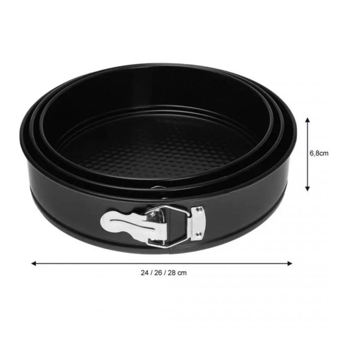 Tortownice Formy Do Pieczenia 3 Szt. Kinghoff Kh-4200