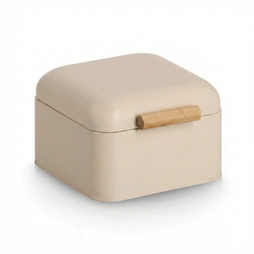 Chlebak metalowy ZELLER, 20 x 20 x 13 cm