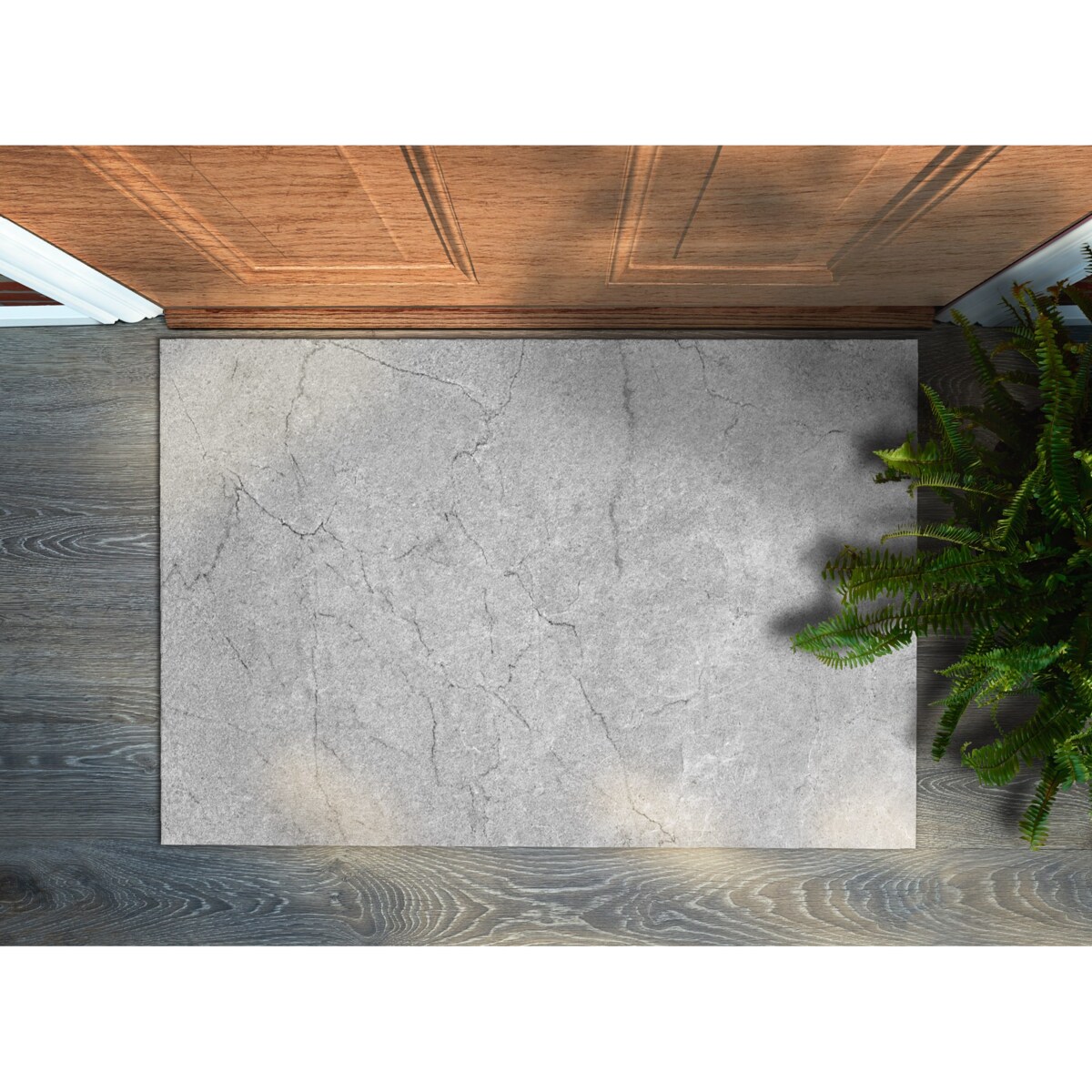 Wycieraczka do wnętrz Szary beton 90x60 cm