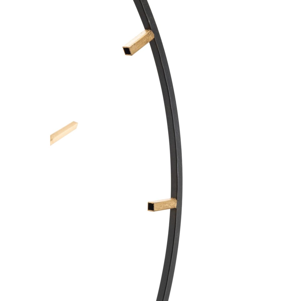 Metalowy zegar ścienny, Ø 60 cm
