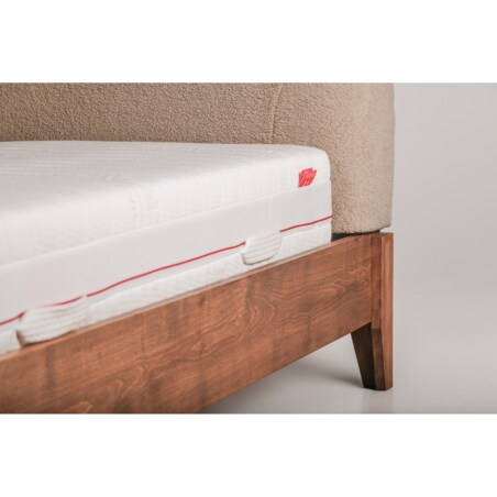 Łóżko Moln (200x200) w tkaninie Himalaya 90