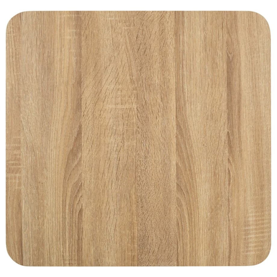 vidaXL Stolik bistro, jasnobrązowy, 50x50 cm, MDF