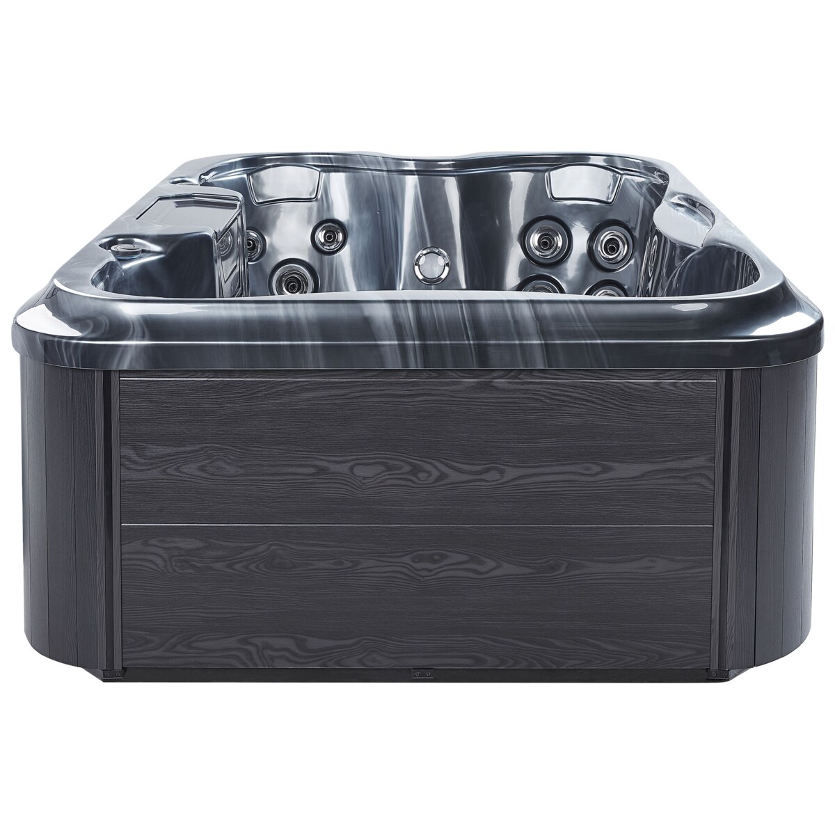 Wanna ogrodowa z hydromasażem szara ARCELIA