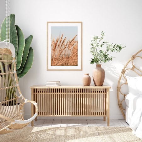 Poster Story, Plakat, Obraz - Złocista Nadmorska Trawa, wymiary 50 x 70 cm