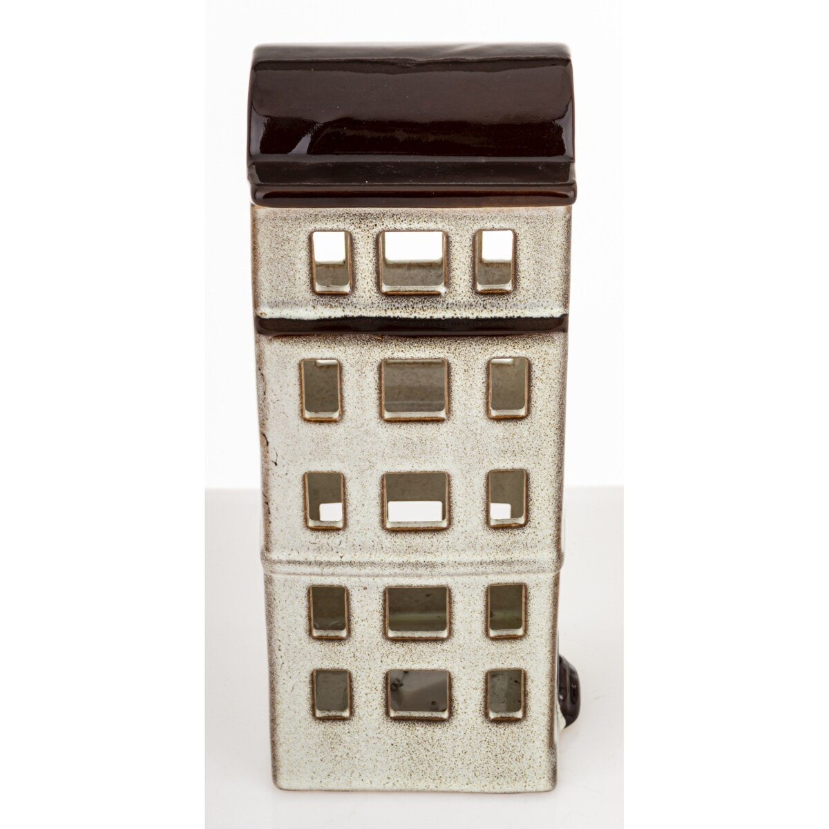 Domek kamienica LED 26x10x11 cm BALAY brązowy