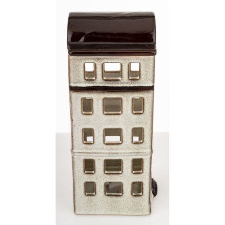 Domek kamienica LED 26x10x11 cm BALAY brązowy