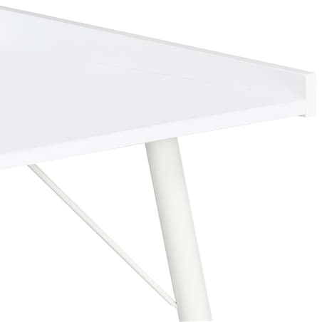 vidaXL Biurko, białe, 90 x 50 x 79 cm