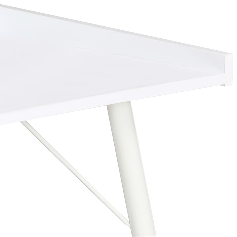 vidaXL Biurko, białe, 90 x 50 x 79 cm