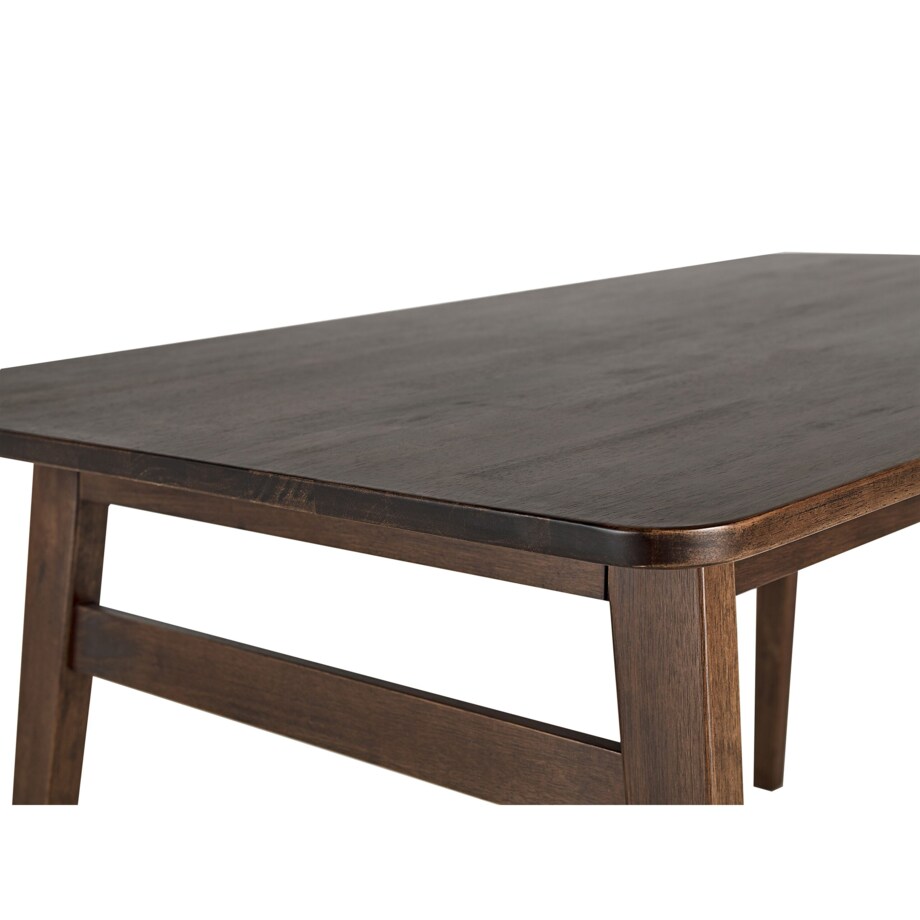 Stół do jadalni 140 x 85 cm ciemne drewno VENTERA