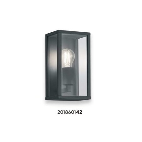 Antracytowa klatka ścienna Garonne 201860142 zewnętrzna lampa loft
