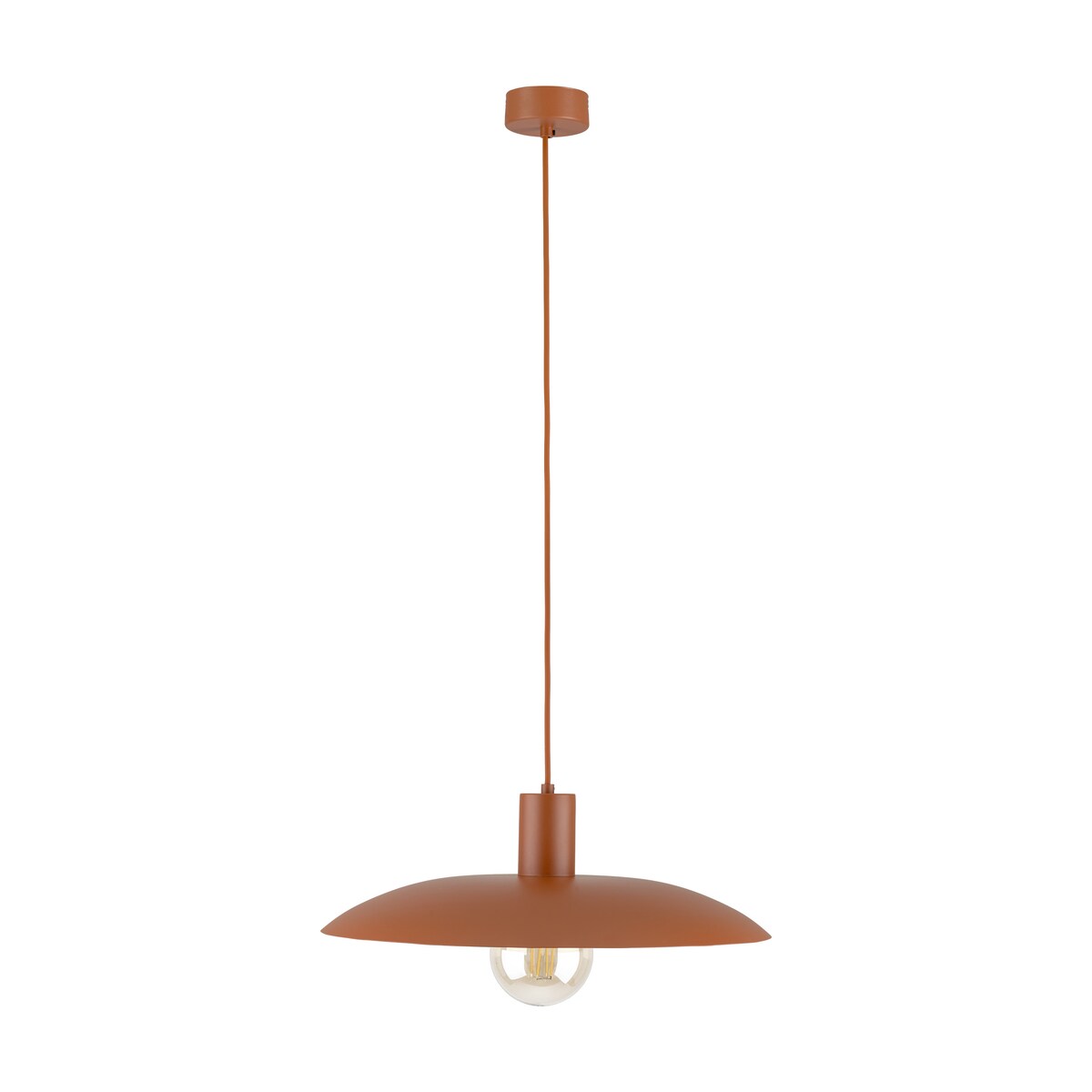 Lampa wisząca TK Lighting ASTRA BRICK 10882 ceglana E27 41 cm regulowana wysokość do 150 cm nowoczesna metalowa