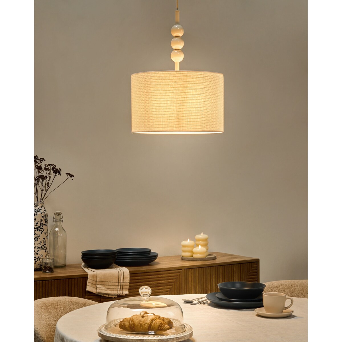 Lampa wisząca LOKY Metal Biały