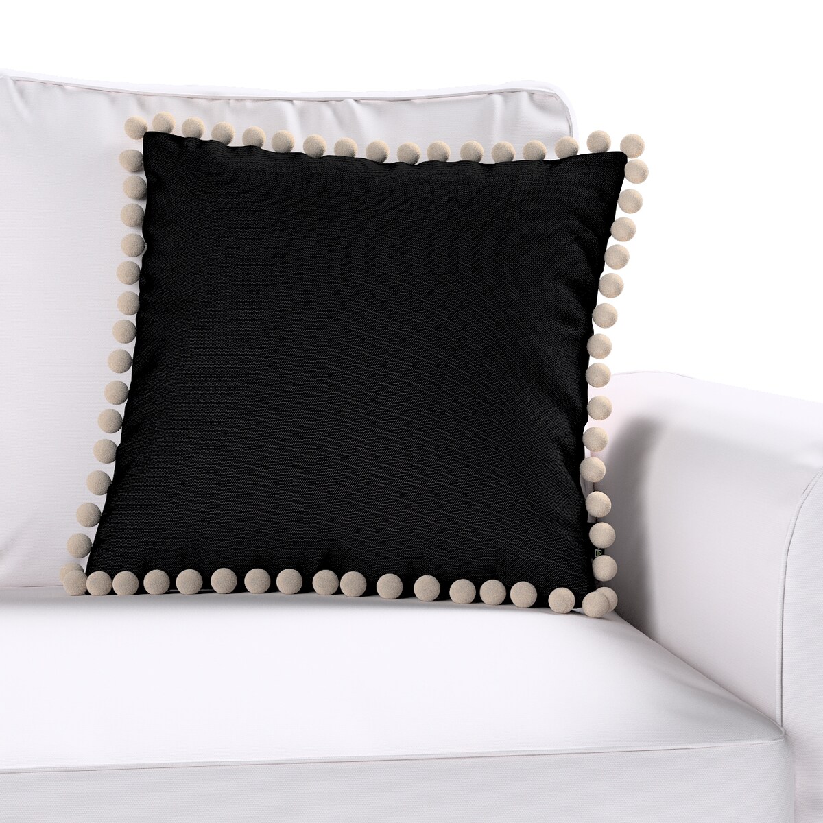 Poszewka Wera na poduszkę 45x45 czarny