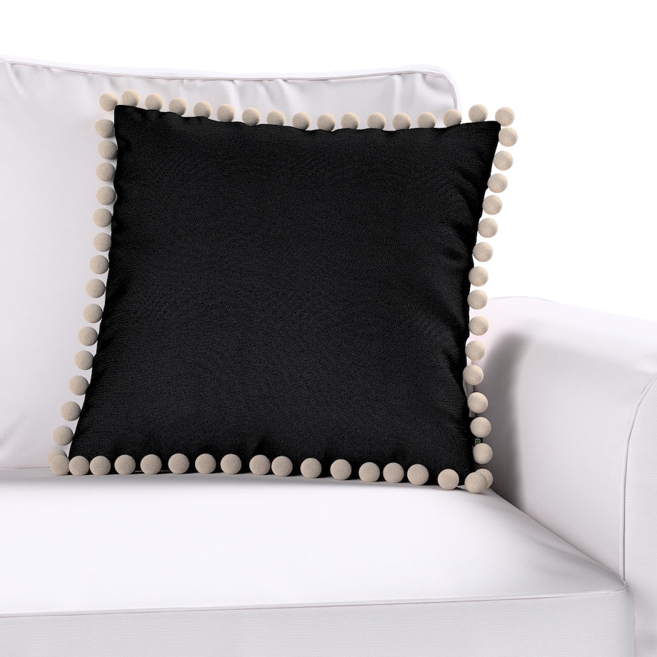 Poszewka Wera na poduszkę 45x45 czarny
