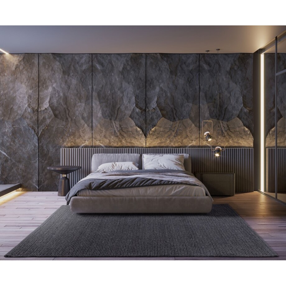 Dywan Multidecor FIR Wool 070x140 szary, cena za 1 szt.