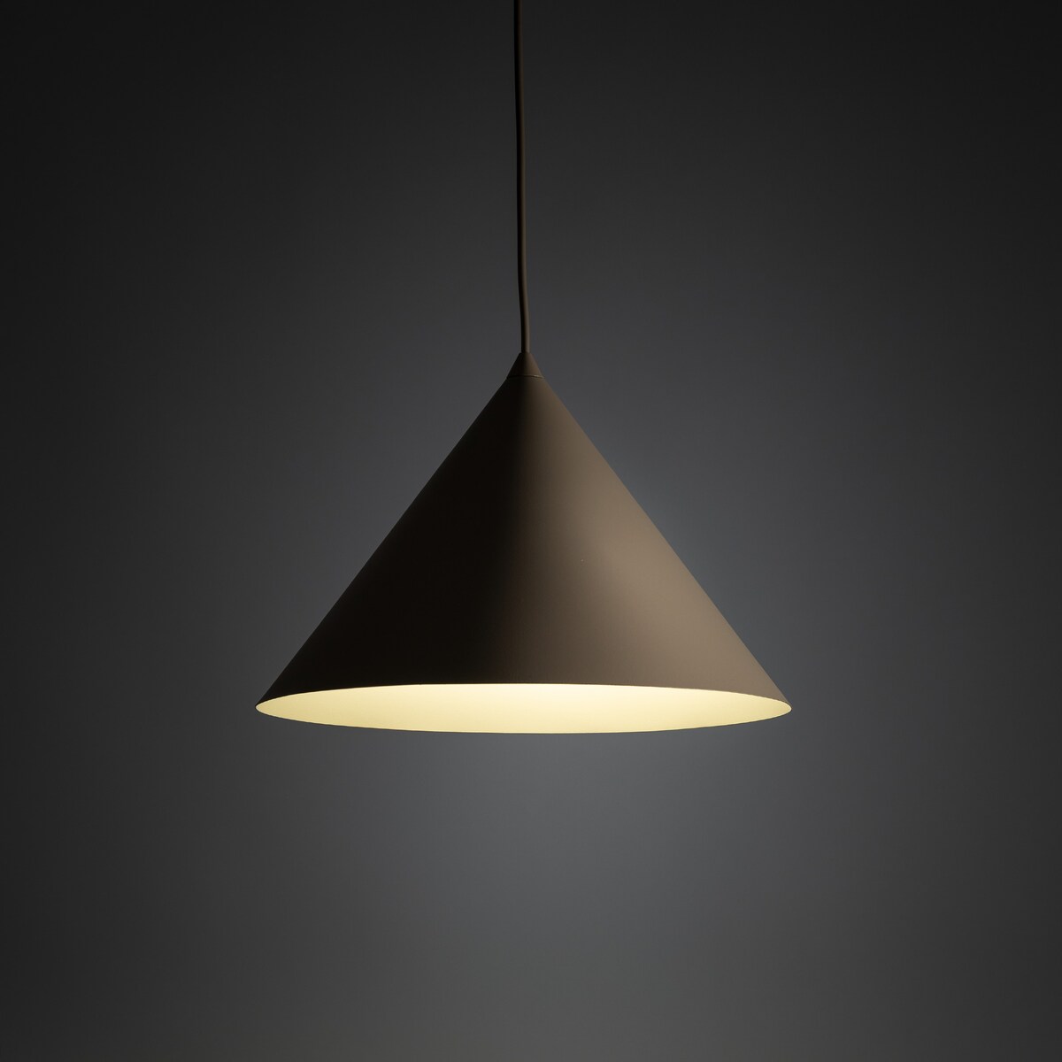 Lampa wisząca TK Lighting CONO SABIA L beżowa E27 regulowana wysokość 165 cm nowoczesna do salonu i jadalni