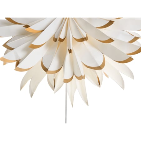 Dekoracja świąteczna SVEDAN Gwiazda 60 cm Złamana biel