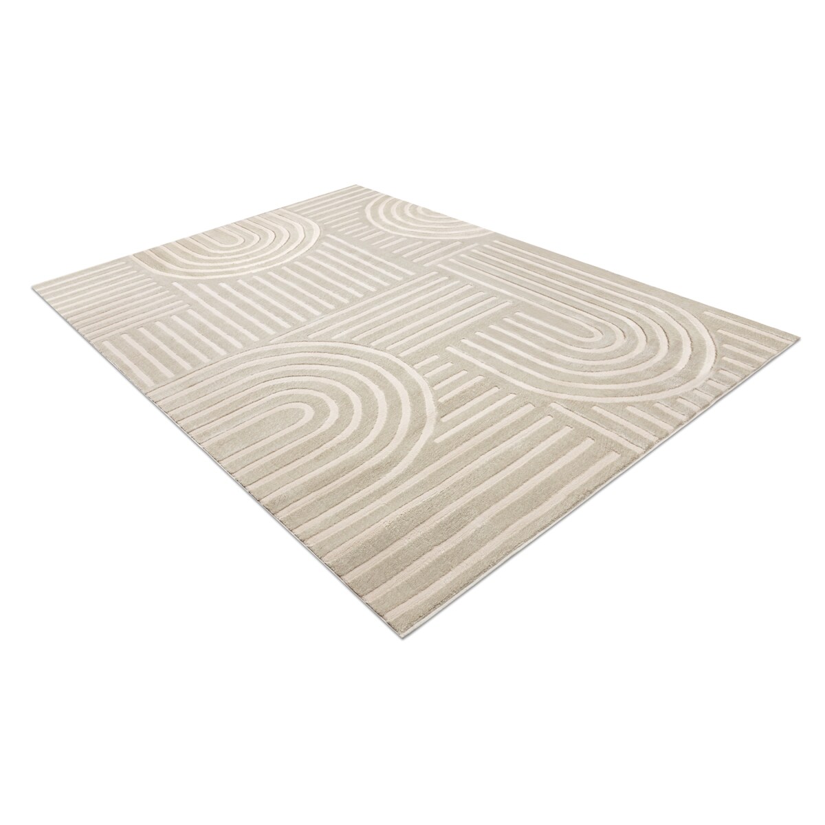 Dywan BALANCE 1918 taupe - Geometryczny, 160x220 cm