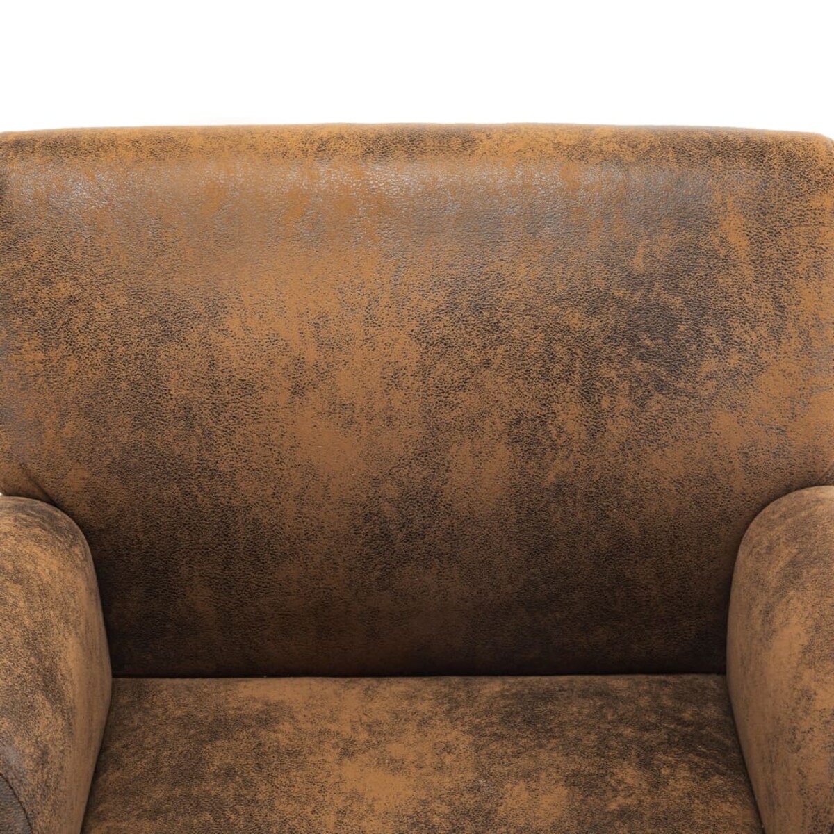 vidaXL Sofa Chair Brown 70x69x72 cm Skóra syntetyczna zamszowa