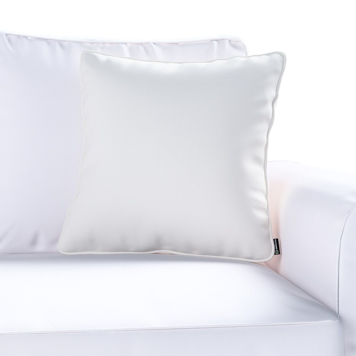 Poszewka Gabi na poduszkę 45x45 satynowa biel