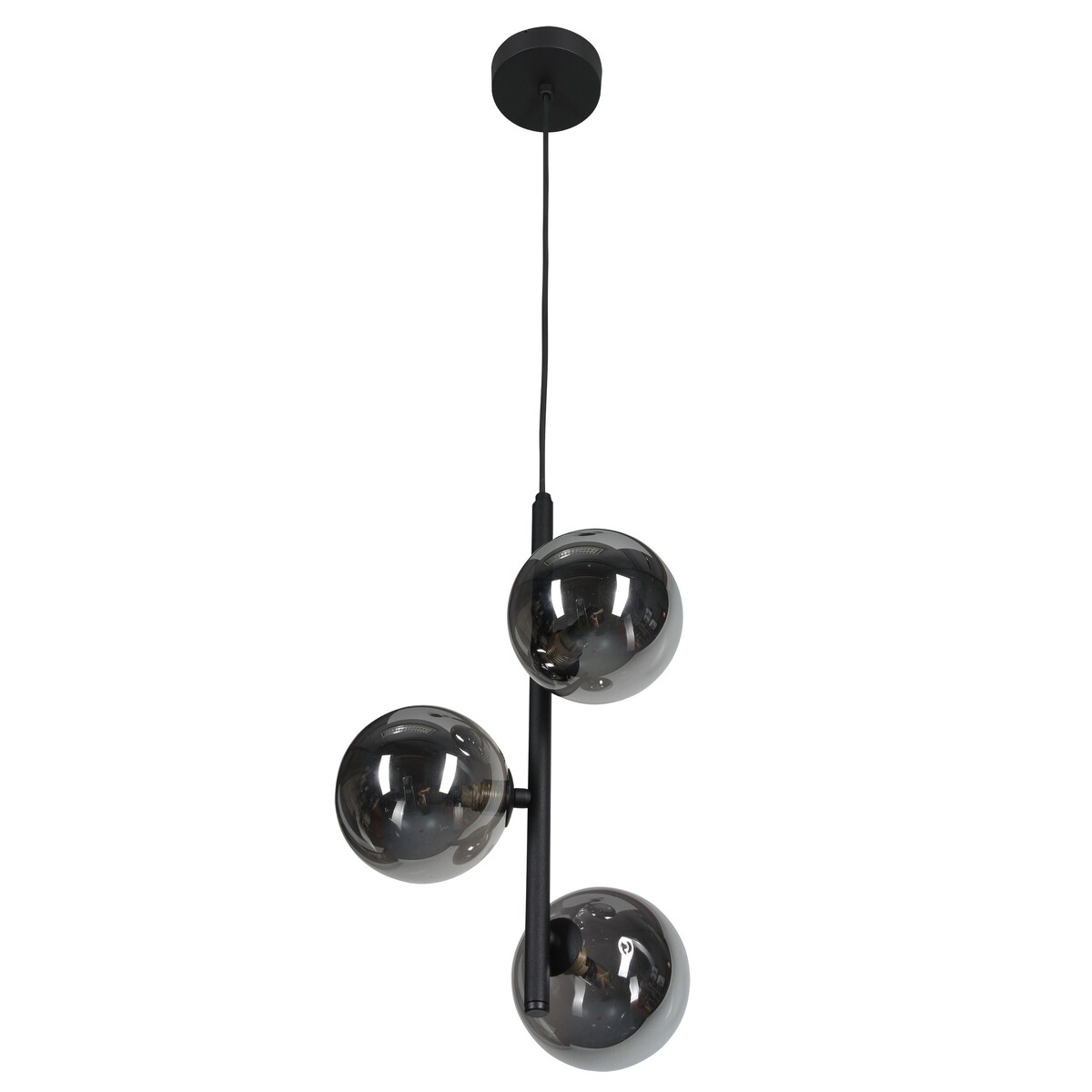 Lampa wisząca TK Lighting ESTERA BLACK 5767 czarna 3xG9 metalowa regulowana do salonu i jadalni