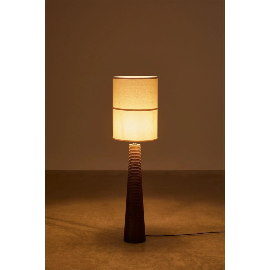 Lampa podłogowa z drewna mango Malva 120 cm