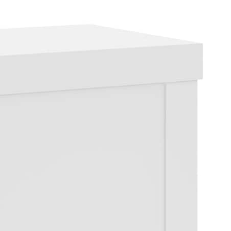 vidaXL Podstawki pod doniczki, 2 szt., białe, 15x15x20 cm