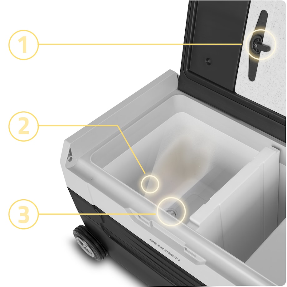 Lodówka kompresorowa turystyczna Berdsen Icemax 400 samochodowa zamrażarka 32L