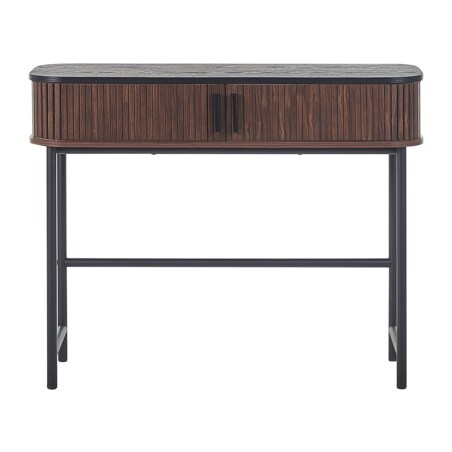 Konsola ciemne drewno z czarnym JOSE