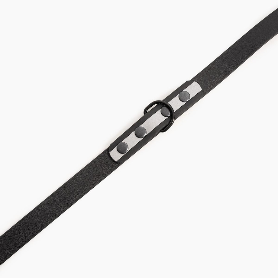 Smycz przepinana Biothane® dla psa lub kota "Odblaskowa" - Rozmiar: M, Szerokość taśmy: 19mm