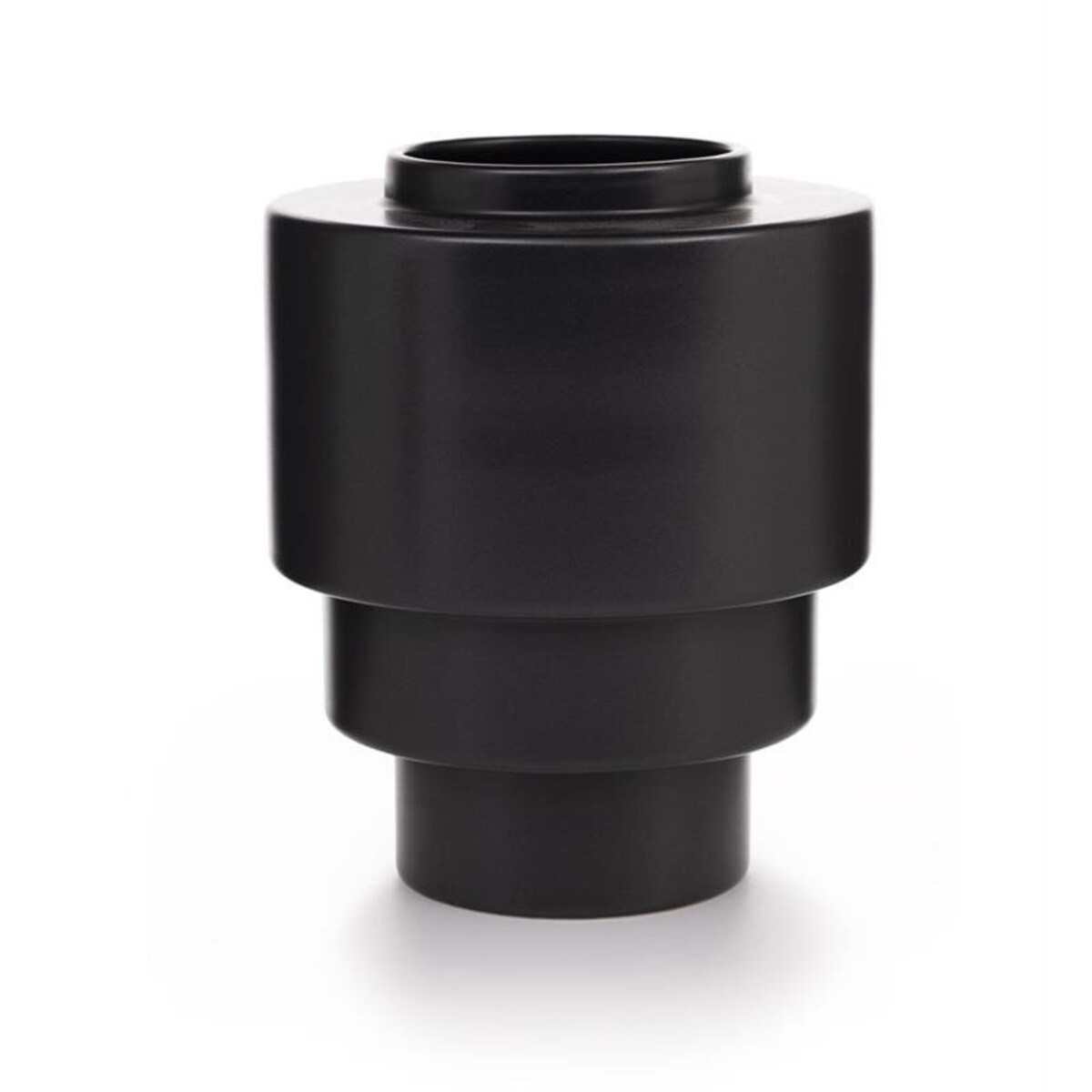 Wazon ceramiczny AKKA 19,5 cm czarny Markslojd – elegancka dekoracja do salonu i nowoczesnego wnętrza